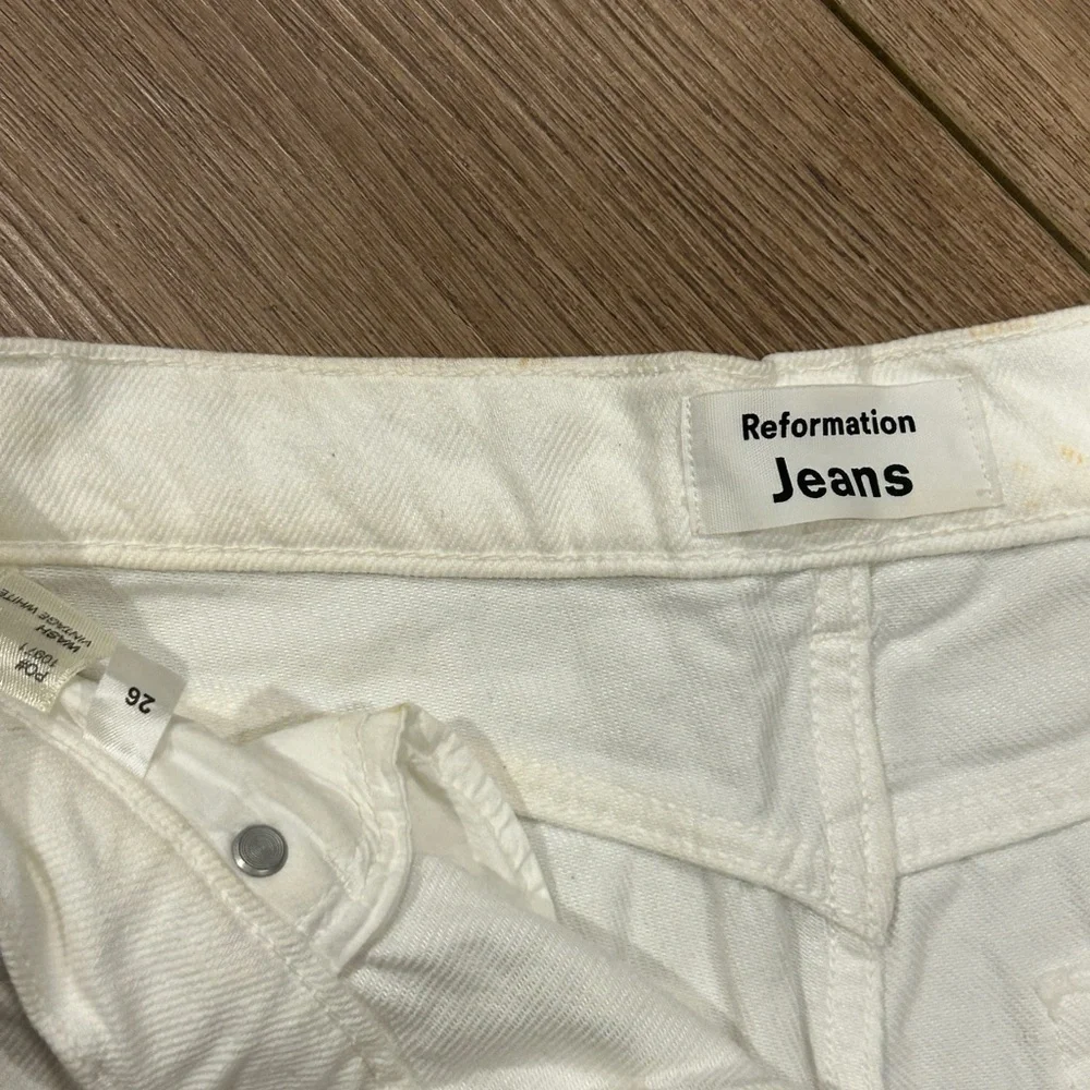 Reformation Camille ROWE straight Jeans size 26 - Picture 4 of 4